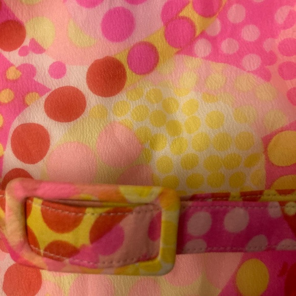 L'Aiglon Psychedelic Party Outfit with Dress and Scarf - Picture 8 of 10